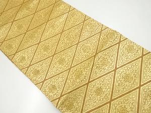 花菱模様織出し袋帯